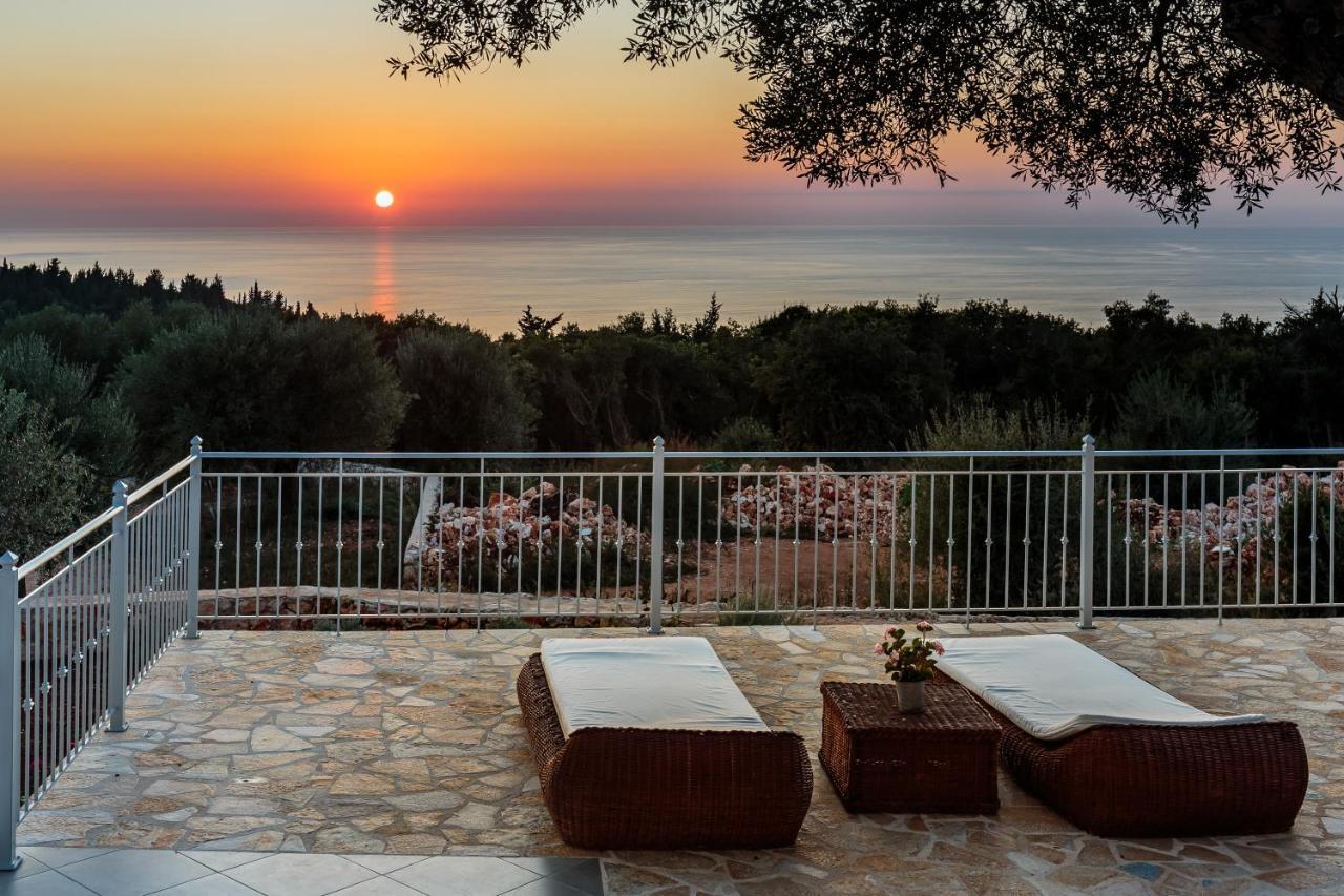 פיסקרדו Fiscardo Luxury Stone Villa Alex ,With Sunset View! מראה חיצוני תמונה