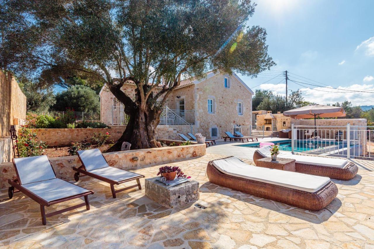 פיסקרדו Fiscardo Luxury Stone Villa Alex ,With Sunset View! מראה חיצוני תמונה